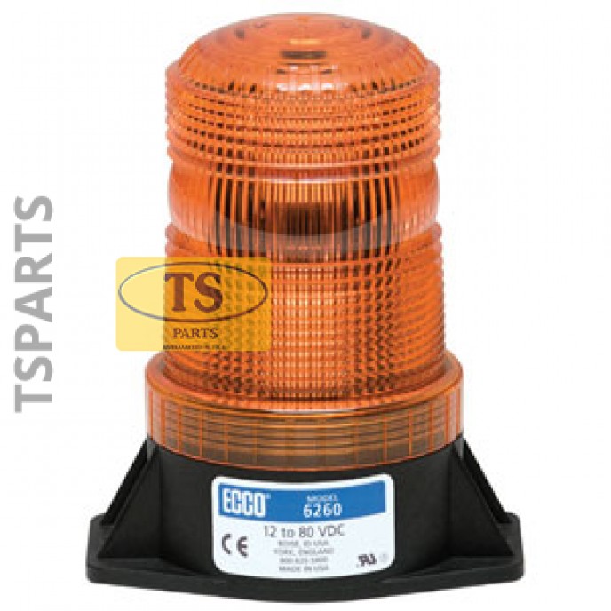 6260R Products &gt; Beacons &gt; Strobe Beacons &gt; 6200 Series ECCO 12-80 Volt Single Flash LED Strobe (6260 Series) ECCO